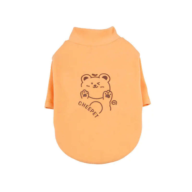 “Minimalist Bear Print Sweater for Dogs – Soft & Cozy Everyday Wear
