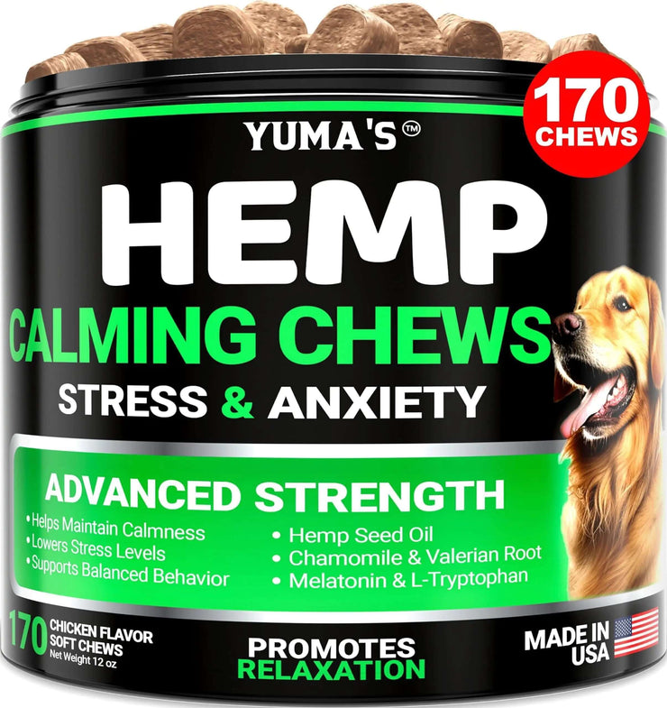 Yuma’s Calming Hemp Chews – Advanced Formula for Stress & Anxiety Relief