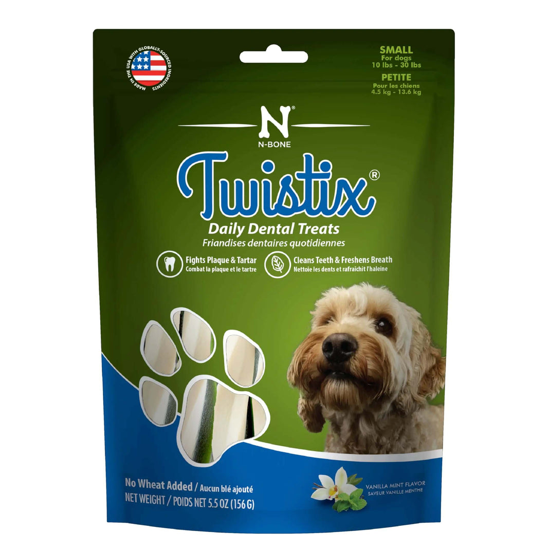 Twistix Vanilla Mint – Daily Dental Treats for Dogs
