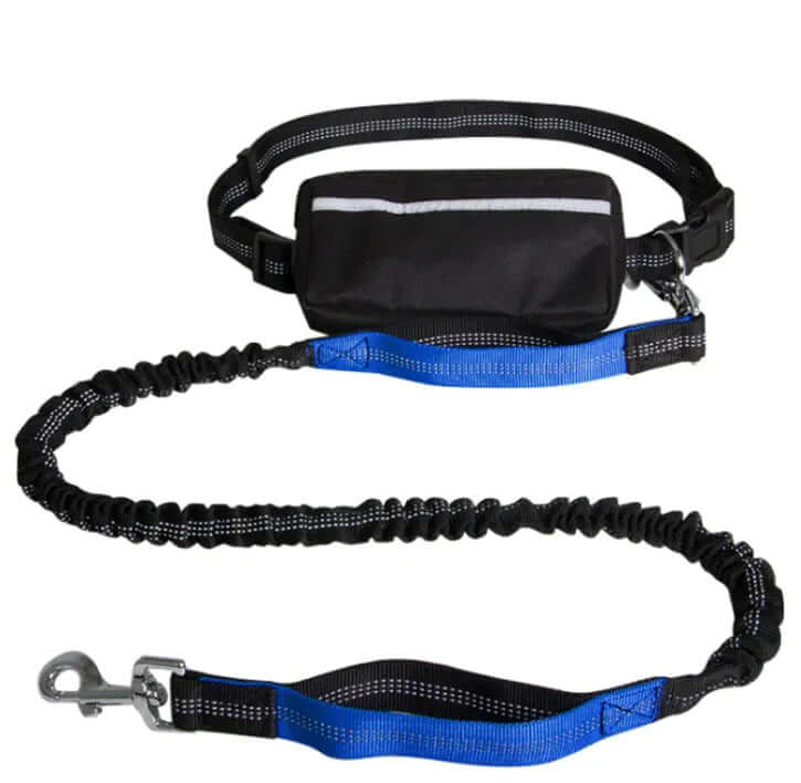 Hands-Free Adjustable Dog Leash with Waist Pouch